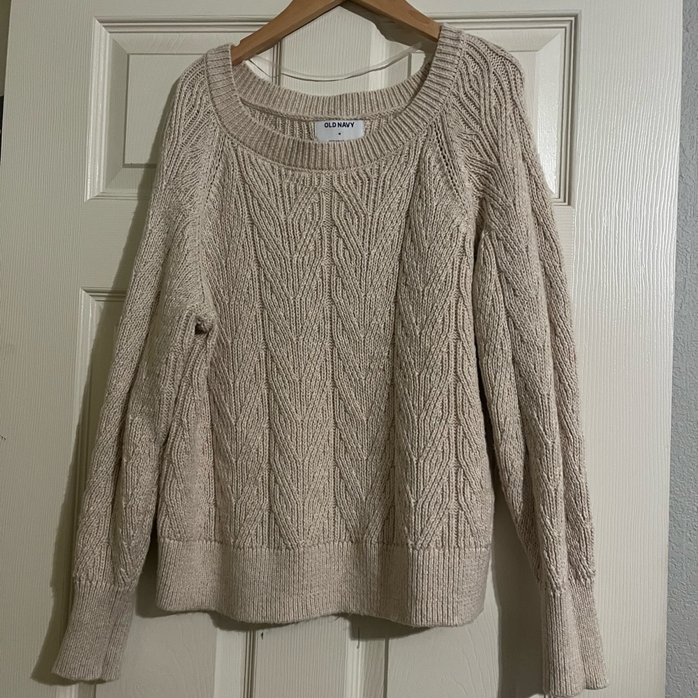Old navy cream sweater